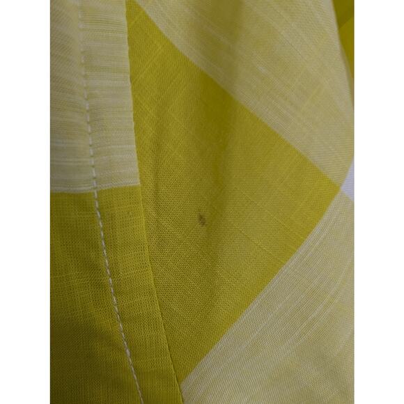 Todd Snyder Albiate Camp Shirt Vintage Plaid Short Sleeves Yellow NWT Size M - Picture 7 of 13